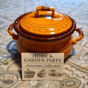Home & Garden Tuscan Bean Pot